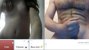 Videochat 200 Teen with a young slim body and my dick