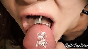 RISKY BLOWJOB! - I jizz In Her jaws During a mansion soiree utter Of People