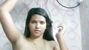 Tamil girl bathing Nude self showing