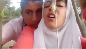 Hot Arab girl in a hijab has anal sex, 19