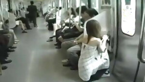 Japanese Nude Girl on a Train