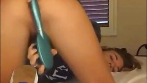 Teen Brushbate Anal for Daddy