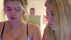 TWO BLONDE GIRLS WITH SEXY BOOBS
