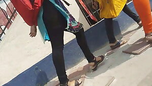Desi hot chicken legged college leggings sexy going to home